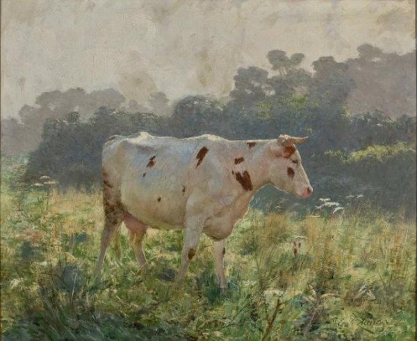 Emile Claus Vaches cow